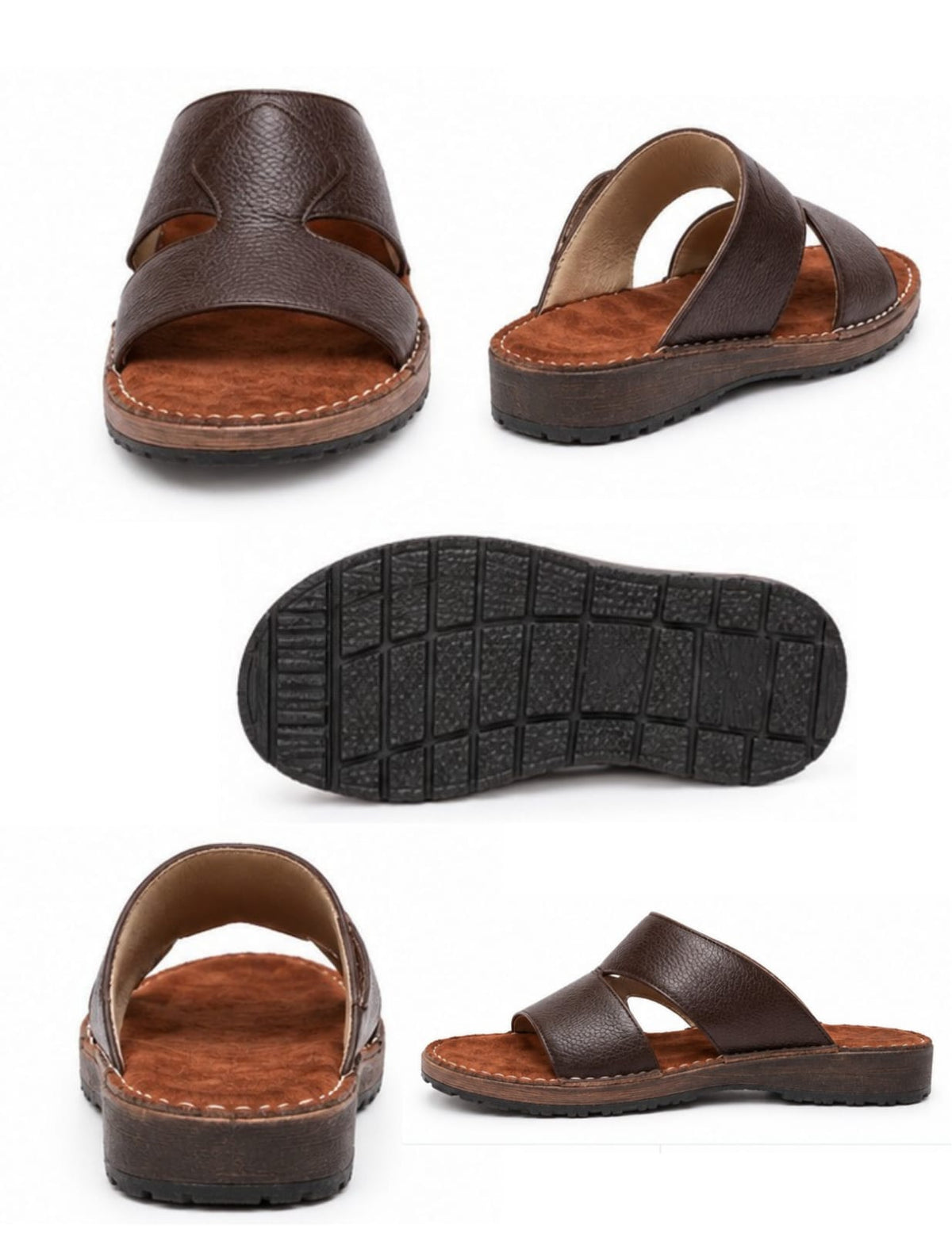 Classic Leather Arabic Sandals for Men