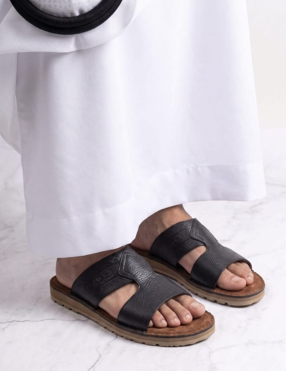 Classic Leather Arabic Sandals for Men