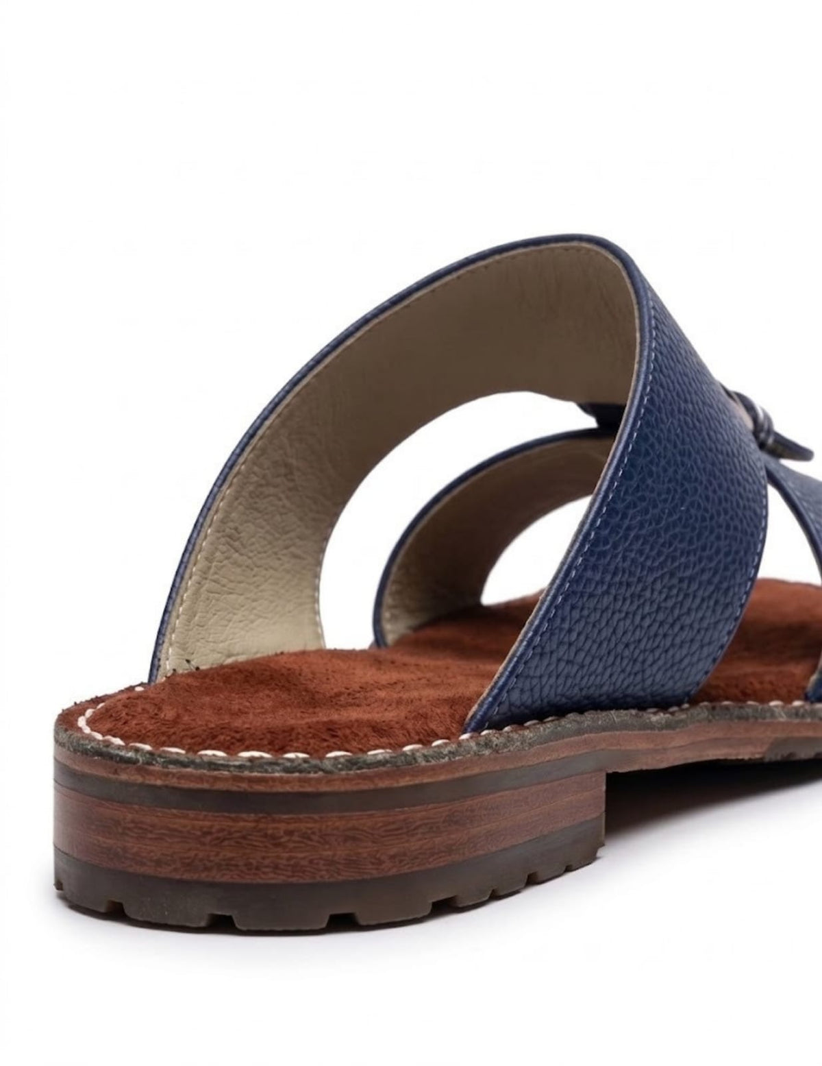 Classic Leather Arabic Sandals for Men – Blue