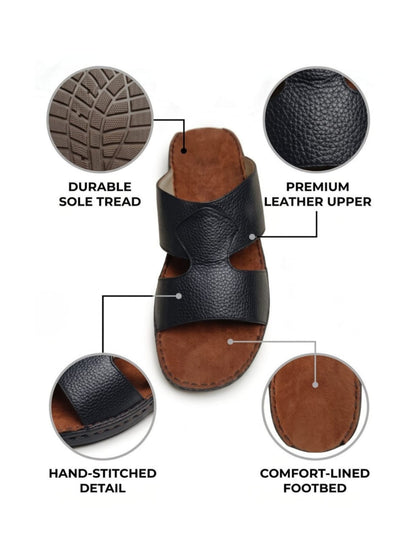 Classic Leather Arabic Sandals for Men