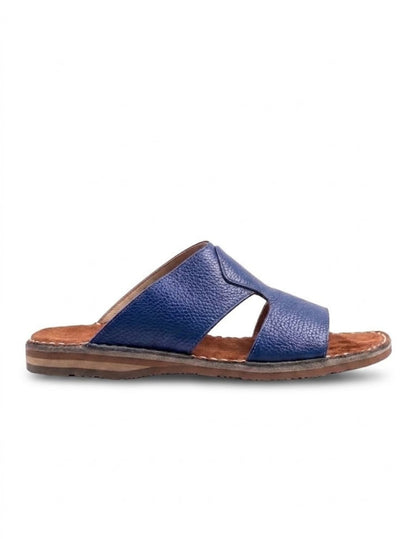 Classic Leather Arabic Sandals for Men – Blue