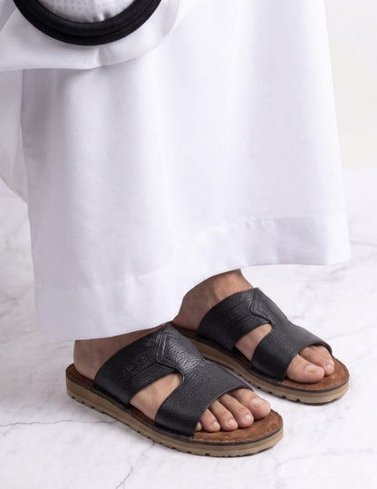 Classic Leather Arabic Sandals for Men