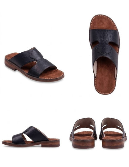 Classic Leather Arabic Sandals for Men